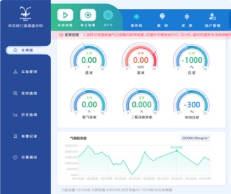 慧榮和單濃度口鼻暴露系統軟件界面UI設計